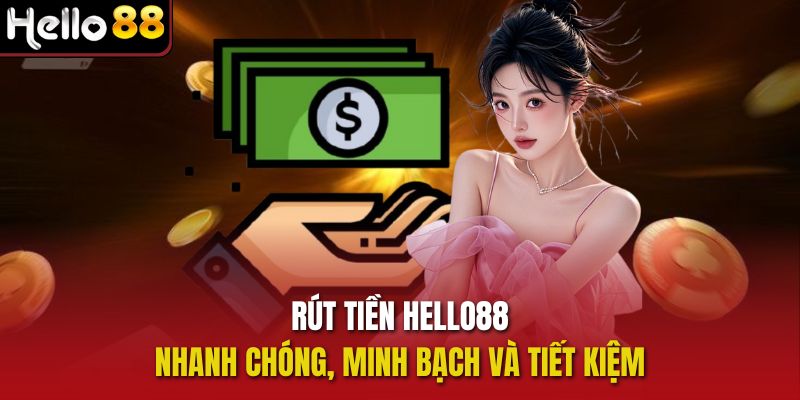 Rút tiền Hello88 nhanh chóng, minh bạch và tiết kiệm 